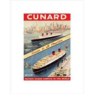 Wee Blue Coo Travel Transport Europe America Ship Cruise Liner Ocean Wall Art Print Wee Blue Coo Travel Transport Europe America Ship Cruise Liner Ocean Wall Art Print