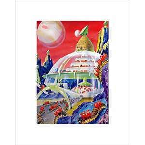 Wee Blue Coo Paintings Surreal Alien Planet Centipede Space Moon Framed Art Print B12X9939 Wee Blue Coo Paintings Surreal Alien Planet Centipede Space Moon Framed Art Print B12X9939