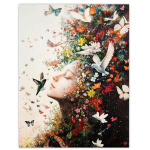 Artery8 Mother Nature Birds Butterflies Colourful Flowers Living Room Extra Large XL Wall Art Poster Print Artery8 Mother Nature Birds Butterflies Colourful Flowers Living Room Extra Large XL Wall Art Poster Print