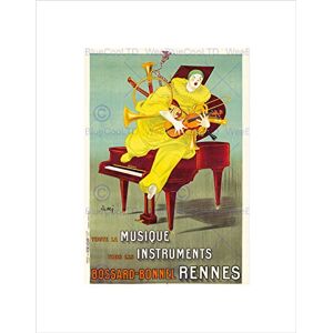Wee Blue Coo Ad Music Instrument Bossard Bonnel Clown Piano Rennes France Art Wall Art Print Wee Blue Coo Ad Music Instrument Bossard Bonnel Clown Piano Rennes France Art Wall Art Print