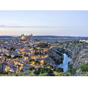 Fine Art Prints Chensiyuan Evening Sunset Toledo Spain City Panorama Right Premium Wall Art Canvas Print 18X24 Inch Fine Art Prints Chensiyuan Evening Sunset Toledo Spain City Panorama Right Premium Wall Art Canvas Print 18X24 Inch