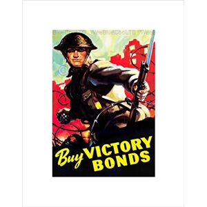 Wee Blue Coo WAR WWII CANADA BUY VICTORY BONDS SOLDIER GRENADE FRAMED ART PRINT B12X11171 Wee Blue Coo WAR WWII CANADA BUY VICTORY BONDS SOLDIER GRENADE FRAMED ART PRINT B12X11171