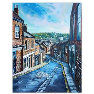 Artery8 Winding Road Barnsley South Yorkshire Painting Living Room Extra Large XL Wall Art Poster Print Artery8 Winding Road Barnsley South Yorkshire Painting Living Room Extra Large XL Wall Art Poster Print