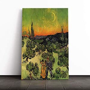 Big Box Art Canvas Print Wall Art Vincent Van Gogh Couple Walking Mounted and Stretched Box Frame Picture Home Decor for Kitchen, Living Room, Bedroom, Hallway, Multi-Colour, 24x16 Inch Big Box Art Canvas Print Wall Art Vincent Van Gogh Couple Walking Mounted and Stretched Box Frame Picture Home Decor for Kitchen, Living Room, Bedroom, Hallway, Multi-Colour, 24x16 Inch