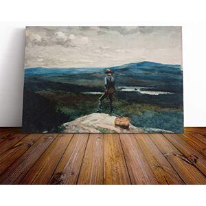 Big Box Art Canvas Print Wall Art Winslow Homer The Ranger Adirondacks Mounted & Stretched Box Frame Picture Home Decor for Kitchen, Living Room, Bedroom, Hallway, Multi-Colour, 20x14 Inch Big Box Art Canvas Print Wall Art Winslow Homer The Ranger Adirondacks Mounted & Stretched Box Frame Picture Home Decor for Kitchen, Living Room, Bedroom, Hallway, Multi-Colour, 20x14 Inch