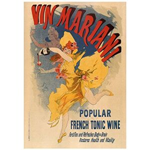 Wee Blue Coo Ad Mariani Wine French Tonic Paris France Vintage Wall Art Print Wee Blue Coo Ad Mariani Wine French Tonic Paris France Vintage Wall Art Print