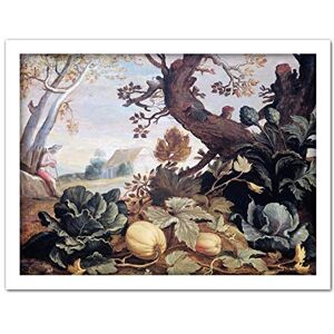 Artery8 Bloemaert Landscape Fruits Vegetables Painting Artwork Framed Wall Art Print 18X24 Inch Artery8 Bloemaert Landscape Fruits Vegetables Painting Artwork Framed Wall Art Print 18X24 Inch