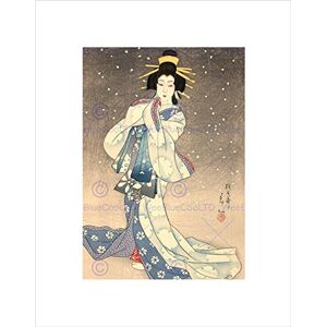 Wee Blue Coo Cultural Japan Geisha Kabuki Natori Shunsen Theatre Wall Art Print Wee Blue Coo Cultural Japan Geisha Kabuki Natori Shunsen Theatre Wall Art Print