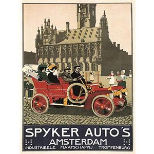 Wee Blue Coo Advert Automobile Car Spyker Amsterdam Netherlands Vintage Art Print Poster Wall Decor 12X16 Inch Wee Blue Coo Advert Automobile Car Spyker Amsterdam Netherlands Vintage Art Print Poster Wall Decor 12X16 Inch