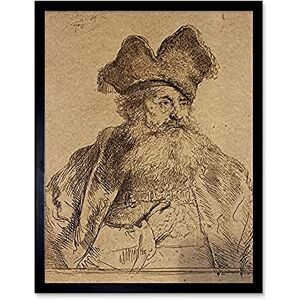 Fine Art Prints Rembrandt Old Man Divided Fur Cap Sketch Drawing Unframed Wall Art Print Poster Home Decor Premium Fine Art Prints Rembrandt Old Man Divided Fur Cap Sketch Drawing Unframed Wall Art Print Poster Home Decor Premium