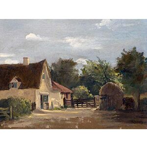 Artery8 Lionel Bicknell Constable Cottage C1850 Painting Premium Wall Art Canvas Print 18X24 Inch Artery8 Lionel Bicknell Constable Cottage C1850 Painting Premium Wall Art Canvas Print 18X24 Inch