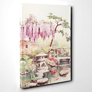 Big Box Art Canvas Print Wall Art Ella Du Cane Japanese Oriental Wisteria in a Kyoto Garden Mounted Stretched Framed Picture Home Decor for Kitchen, Living Room, Bedroom, Multi-Colour, 20x14 Inch Big Box Art Canvas Print Wall Art Ella Du Cane Japanese Oriental Wisteria in a Kyoto Garden Mounted Stretched Framed Picture Home Decor for Kitchen, Living Room, Bedroom, Multi-Colour, 20x14 Inch