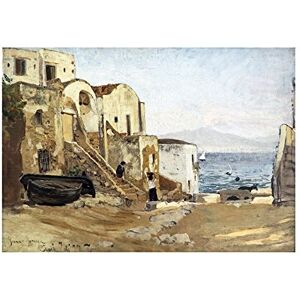 Wee Blue Coo Painting Landscape Seascape Feddersen Big Sea Capri Wall Art Print Wee Blue Coo Painting Landscape Seascape Feddersen Big Sea Capri Wall Art Print