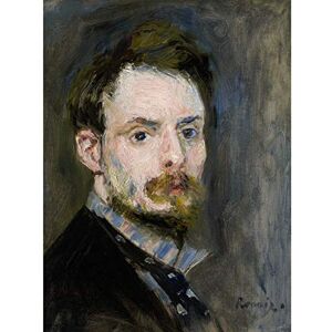 Artery8 Pierre Auguste Renoir Self Portrait C1875 Painting Art Print Canvas Premium Wall Decor Poster Mural Artery8 Pierre Auguste Renoir Self Portrait C1875 Painting Art Print Canvas Premium Wall Decor Poster Mural