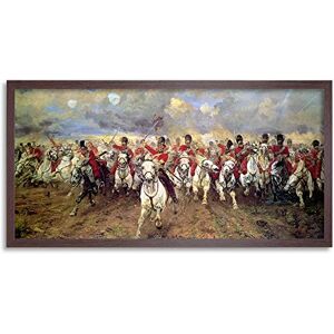 Artery8 Thompson Scotland Forever Battle Waterloo Painting Framed Wall Art Print Long 25X12 Inch Artery8 Thompson Scotland Forever Battle Waterloo Painting Framed Wall Art Print Long 25X12 Inch