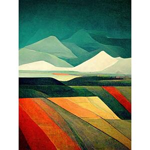 Doppelganger33 LTD Modern Semi-Abstract Colourful Landscape Large Wall Art Poster Print Thick Paper 18X24 Inch Doppelganger33 LTD Modern Semi-Abstract Colourful Landscape Large Wall Art Poster Print Thick Paper 18X24 Inch