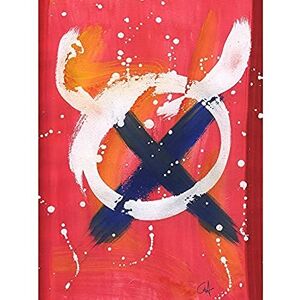 Artery8 Hendo Tanuki Abstract Painting Ox Circle Cross Unframed Wall Art Print Poster Home Decor Premium Artery8 Hendo Tanuki Abstract Painting Ox Circle Cross Unframed Wall Art Print Poster Home Decor Premium