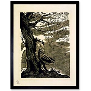 Wee Blue Coo Paintings Heathcliff Wuthering Heights Bronte Black White Art Print Framed Poster Wall Decor 12X16 Inch Wee Blue Coo Paintings Heathcliff Wuthering Heights Bronte Black White Art Print Framed Poster Wall Decor 12X16 Inch