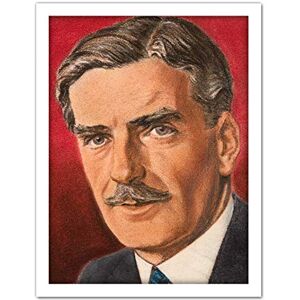 Fine Art Prints Tymim Faces WWII War UK Secretary Anthony Eden Large Framed Art Print Poster Wall Decor 18x24 in Fine Art Prints Tymim Faces WWII War UK Secretary Anthony Eden Large Framed Art Print Poster Wall Decor 18x24 in