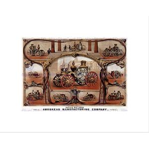 Wee Blue Coo Cultural Memorabilia Fire Engine Brigade Amoskeag Vintage Ad Art Wall Art Print Wee Blue Coo Cultural Memorabilia Fire Engine Brigade Amoskeag Vintage Ad Art Wall Art Print