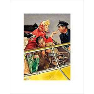 Wee Blue Coo Paintings Portrait Police Car Woman Man Dog Black Framed Art Print B12X9905 Wee Blue Coo Paintings Portrait Police Car Woman Man Dog Black Framed Art Print B12X9905