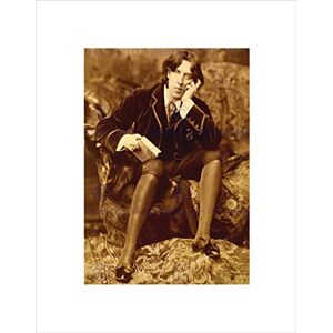 Wee Blue Coo Vintage Portrait Wilde Oscar Poet Playwright Irish Legend Wall Art Print Wee Blue Coo Vintage Portrait Wilde Oscar Poet Playwright Irish Legend Wall Art Print