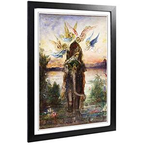 Big Box Art Framed Print of Gustave Moreau The Sacred Elephant Design Wall Art Picture Home Decor for Kitchen, Living Room, Bedroom, Hallway, Black, A2 / 24.5x18 Inch / 62x45cm Big Box Art Framed Print of Gustave Moreau The Sacred Elephant Design Wall Art Picture Home Decor for Kitchen, Living Room, Bedroom, Hallway, Black, A2 / 24.5x18 Inch / 62x45cm