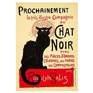 Wee Blue Coo Theatre Ad Stage Cabaret Black Cat Salis Paris France Wall Art Print Wee Blue Coo Theatre Ad Stage Cabaret Black Cat Salis Paris France Wall Art Print