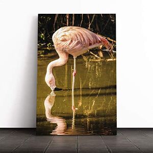 Big Box Art Pink Flamingo Bird Canvas Print Gallery Wrapped 30mm Frame Wall Art 24x16 inches Ready to Hang Modern Animals Picture Living Room Bedroom Lounge Office Big Box Art Pink Flamingo Bird Canvas Print Gallery Wrapped 30mm Frame Wall Art 24x16 inches Ready to Hang Modern Animals Picture Living Room Bedroom Lounge Office