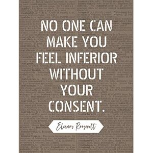 Artery8 Dictionary Inspiring Quote Eleanor Roosevelt No One Can Make You Feel Inferior Large Wall Art Poster Print Thick Paper 18X24 Inch Artery8 Dictionary Inspiring Quote Eleanor Roosevelt No One Can Make You Feel Inferior Large Wall Art Poster Print Thick Paper 18X24 Inch