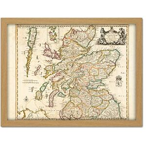Fine Art Prints Greene 1689 Map Scotland Roads Counties Large Framed Art Print Poster Wall Decor 18x24 in Fine Art Prints Greene 1689 Map Scotland Roads Counties Large Framed Art Print Poster Wall Decor 18x24 in