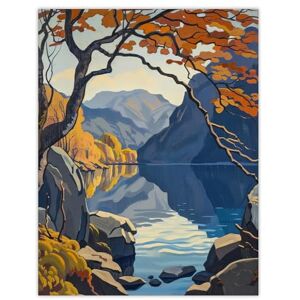 Artery8 Autumn Tree Lake District Cumbria Mountains Living Room Extra Large XL Wall Art Poster Print Artery8 Autumn Tree Lake District Cumbria Mountains Living Room Extra Large XL Wall Art Poster Print