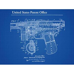 Artery8 Thompson Tommy Breech Mechanism Gun 1922 Detail 2 Patent Large Wall Art Poster Print Thick Paper 18X24 Inch Artery8 Thompson Tommy Breech Mechanism Gun 1922 Detail 2 Patent Large Wall Art Poster Print Thick Paper 18X24 Inch