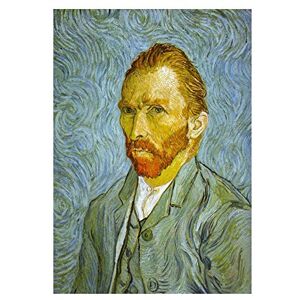 Wee Blue Coo Painting Van Gogh Self Portrait Old Master Wall Art Print Wee Blue Coo Painting Van Gogh Self Portrait Old Master Wall Art Print