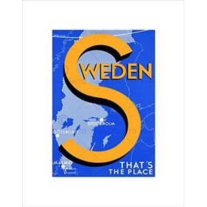 Wee Blue Coo Travel Tourism Sweden Stockholm Malmo Gothenburg Map Wall Art Print Wee Blue Coo Travel Tourism Sweden Stockholm Malmo Gothenburg Map Wall Art Print