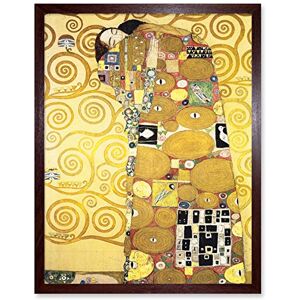 Wee Blue Coo Klimt Frieze Villa Stoclet Palace Brussels Art Print Framed Poster Wall Decor 12x16 inch Wee Blue Coo Klimt Frieze Villa Stoclet Palace Brussels Art Print Framed Poster Wall Decor 12x16 inch