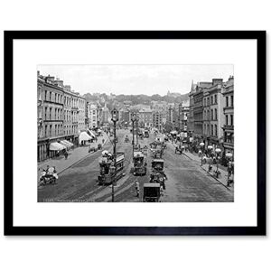Wee Blue Coo Patrick Street Cork Ireland Vintage History Old BW Framed Wall Art Print Wee Blue Coo Patrick Street Cork Ireland Vintage History Old BW Framed Wall Art Print