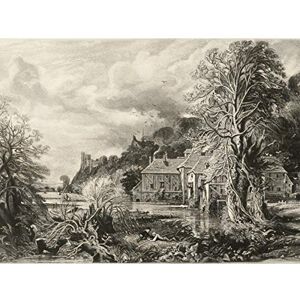 Artery8 David Lucas Arundel Mill And Castle 1846 Painting Premium Wall Art Canvas Print 18X24 Inch Artery8 David Lucas Arundel Mill And Castle 1846 Painting Premium Wall Art Canvas Print 18X24 Inch