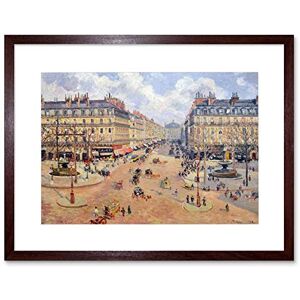 Wee Blue Coo Painting Cityscape Paris Pissarro Avenue De L'opera Framed Wall Art Print Wee Blue Coo Painting Cityscape Paris Pissarro Avenue De L'opera Framed Wall Art Print