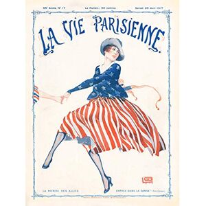 Artery8 La Vie Parisienne USA Enters WW1 Magazine Cover Unframed Wall Art Print Poster Home Decor Premium Artery8 La Vie Parisienne USA Enters WW1 Magazine Cover Unframed Wall Art Print Poster Home Decor Premium