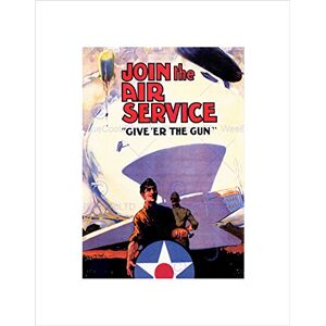 Wee Blue Coo WAR WWI JOIN AIR SERVICE PLANE SOLDIER AIRSHIP FRAMED ART PRINT MOUNT B12X6017 Wee Blue Coo WAR WWI JOIN AIR SERVICE PLANE SOLDIER AIRSHIP FRAMED ART PRINT MOUNT B12X6017