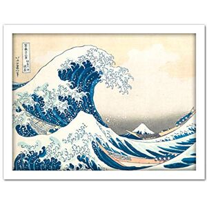 Wee Blue Coo Hokusai Great Wave off Kanagawa Artwork Framed Wall Art Print 18X24 Inch Wee Blue Coo Hokusai Great Wave off Kanagawa Artwork Framed Wall Art Print 18X24 Inch