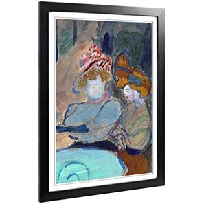 Big Box Art Framed Print of Marianne Von Werefkin Two Women Design Wall Art Picture Home Decor for Kitchen, Living Room, Bedroom, Hallway, Black, A2 / 24.5x18 Inch / 62x45cm Big Box Art Framed Print of Marianne Von Werefkin Two Women Design Wall Art Picture Home Decor for Kitchen, Living Room, Bedroom, Hallway, Black, A2 / 24.5x18 Inch / 62x45cm