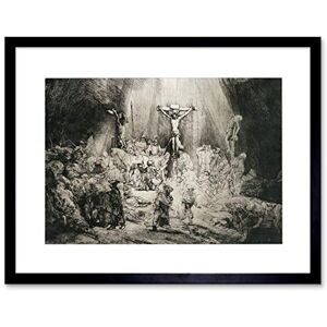 Wee Blue Coo Painting Allegory Rembrandt Christ Crucified Old Master Framed Wall Art Print Wee Blue Coo Painting Allegory Rembrandt Christ Crucified Old Master Framed Wall Art Print