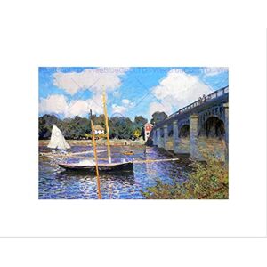 Wee Blue Coo Claude Monet Bridge At Argenteuil Old Master Wall Art Print Wee Blue Coo Claude Monet Bridge At Argenteuil Old Master Wall Art Print