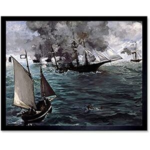 Fine Art Prints Manet Battle USS Kearsarge Css Alabama Painting Unframed Wall Art Print Poster Home Decor Premium Fine Art Prints Manet Battle USS Kearsarge Css Alabama Painting Unframed Wall Art Print Poster Home Decor Premium