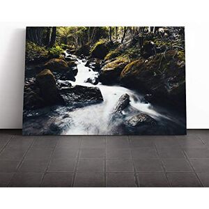 Big Box Art Canvas Print Wall Art Landscape Forest Wood Stream (4) Mounted and Stretched Box Frame Picture Home Decor for Kitchen, Living Room, Bedroom, Hallway, Multi-Colour, 20x14 Inch Big Box Art Canvas Print Wall Art Landscape Forest Wood Stream (4) Mounted and Stretched Box Frame Picture Home Decor for Kitchen, Living Room, Bedroom, Hallway, Multi-Colour, 20x14 Inch
