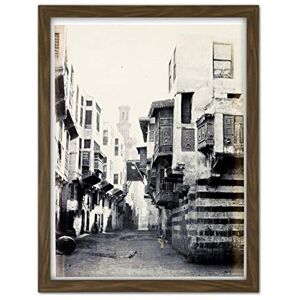 Artery8 Frith Face Street Buildings Cairo Photograph Artwork Framed Wall Art Print 18X24 Inch Artery8 Frith Face Street Buildings Cairo Photograph Artwork Framed Wall Art Print 18X24 Inch