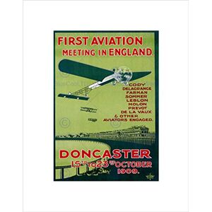 Wee Blue Coo Advert Exhibition Aviation Plane Fly Doncaster Wall Art Print Wee Blue Coo Advert Exhibition Aviation Plane Fly Doncaster Wall Art Print