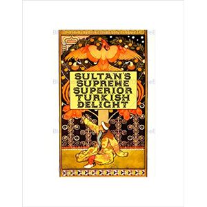 Wee Blue Coo Ad Food Sweet Candy Turkish Delight Sultan Mosaic Phoenix Bird Wall Art Print Wee Blue Coo Ad Food Sweet Candy Turkish Delight Sultan Mosaic Phoenix Bird Wall Art Print